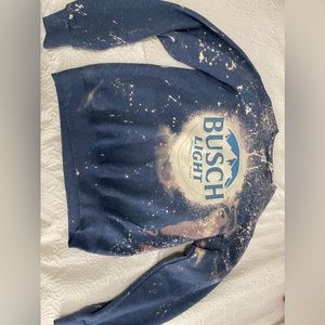 Busch Light women’s sweatshirt/pullover! Tie-dye super cute only worn once!